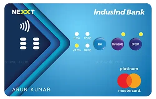 IndusInd Nexxt Credit Card IndusInd Nexxt Credit Card credit card design