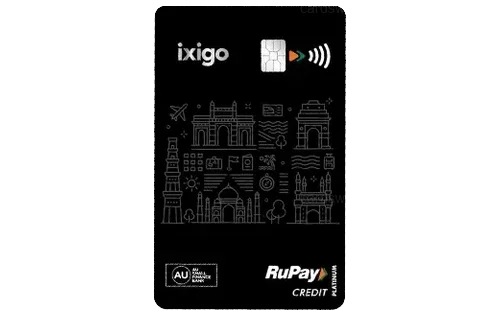 ixigo AU Credit Card credit card design