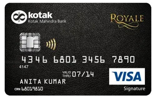 Kotak Royale Signature Credit Card Kotak Royale Signature Credit Card credit card design