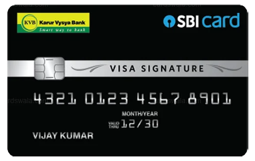 KVB SBI Signature Card credit card design