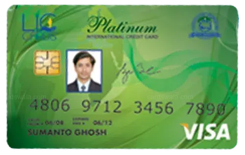 LIC Platinum EMV Credit Card credit card design