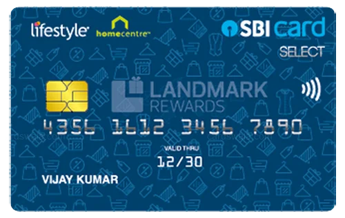 Lifestyle Home Centre SBI Card SELECT credit card