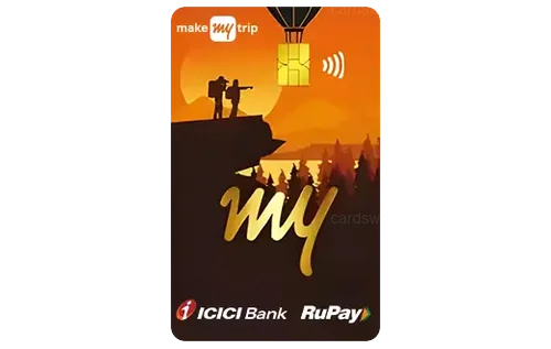 MakeMyTrip ICICI Bank Credit Card MakeMyTrip ICICI Bank Credit Card credit card design