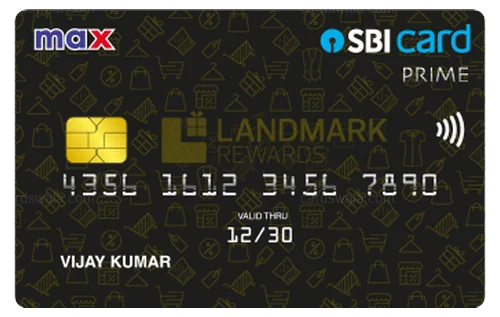 Max SBI Card PRIME credit card