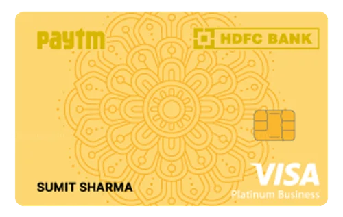 Paytm HDFC Bank Business Credit Card credit card