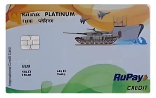 PNB Rakshak Rupay Platinum Card credit card design