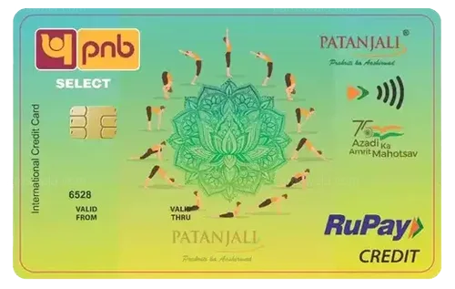 PNB RuPay Select Patanjali Credit Card credit card design