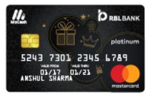 RBL Bank Mocash Credit Card credit card
