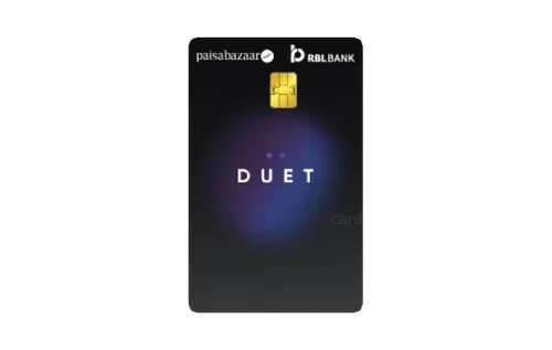 RBL Bank Paisabazaar Duet Credit Card RBL Bank Paisabazaar Duet Credit Card credit card design