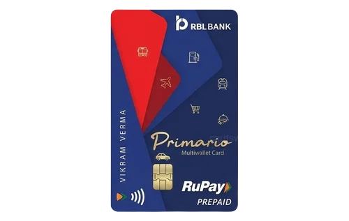 RBL Bank Primario Multiwallet Prepaid Card credit card