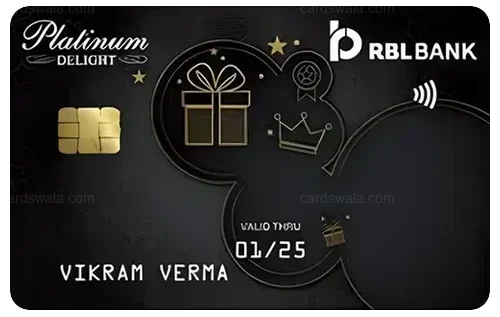 RBL Platinum Delight Credit Card credit card design