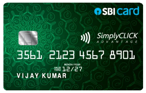 SimplyCLICK Advantage SBI Card credit card