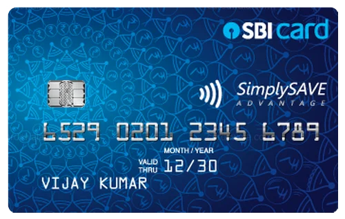 SimplySAVE Advantage SBI Card credit card