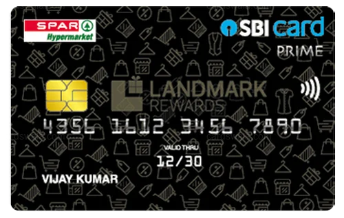 Spar SBI Card PRIME credit card