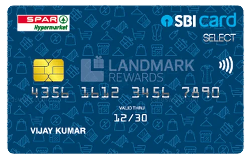 Spar SBI Card SELECT credit card