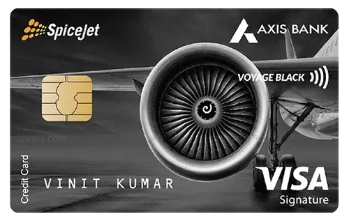 SpiceJet Axis Bank Voyage Black Credit Card credit card
