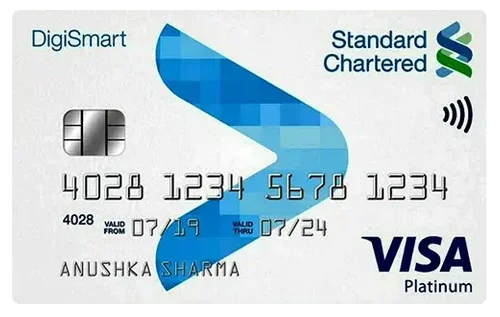 Standard Chartered DigiSmart Credit Card Standard Chartered DigiSmart Credit Card credit card design