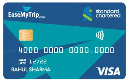 Standard Chartered EaseMyTrip Credit Card Standard Chartered EaseMyTrip Credit Card credit card design