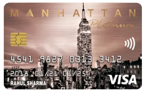 Standard Chartered Manhattan Credit Card Standard Chartered Manhattan Credit Card credit card design