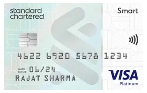 Standard Chartered Smart Credit Card Standard Chartered Smart Credit Card credit card design
