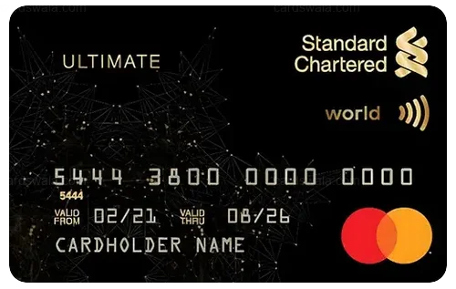 Standard Chartered Ultimate Credit Card Standard Chartered Ultimate Credit Card credit card design