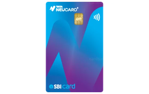 Tata Neu Plus SBI Card கிரெடிட் கார்டு வடிவமைப்பு