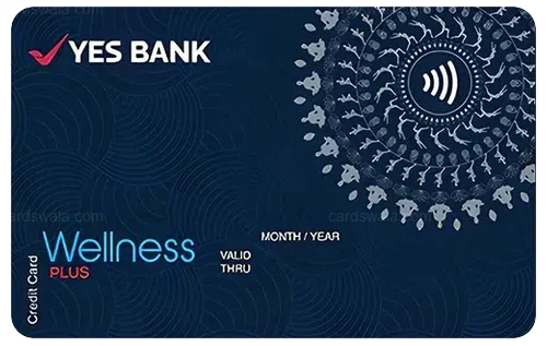 YES Bank Wellness Plus Credit Card credit card design