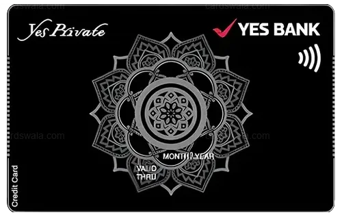 Yes Private/Private Prime Credit Card credit card design